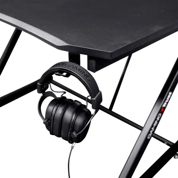 Masă gaming Trust GXT 711X Dominus MDF/ Black photo 5