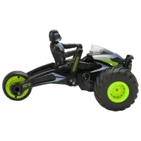 Triciclu Stunt Racing Racing X LH-C052 10 km/h / 2.4 GHz / Blue Green photo 2