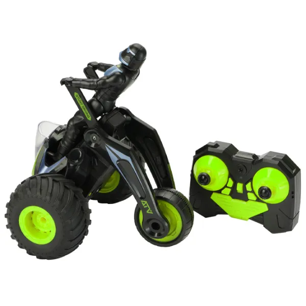 Triciclu Stunt Racing Racing X LH-C052 10 km/h / 2.4 GHz / Blue Green photo 3