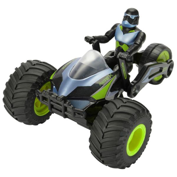 Triciclu Stunt Racing Racing X LH-C052 10 km/h / 2.4 GHz / Blue Green photo 4