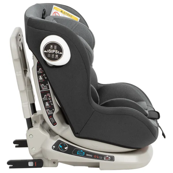 Scaun auto Kikka Boo Twister  0 luni - 7 ani / 25 kg / Gray photo 4 Scaun auto Kikka Boo Twister  0 luni - 7 ani / 25 kg / Gray photo 4