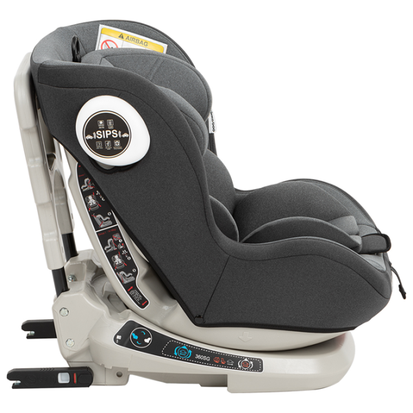 Scaun auto Kikka Boo Twister  0 luni - 7 ani / 25 kg / Gray photo 5 Scaun auto Kikka Boo Twister  0 luni - 7 ani / 25 kg / Gray photo 5