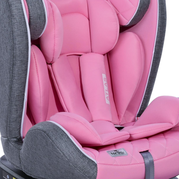Scaun auto Lorelli Atlas  0 luni - 12 ani / 36 kg / Pink photo 3