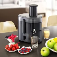 Соковыжималка Panasonic MJ-SJ01KTQ Центробежная/ 800 Вт/ Черный photo 5