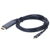 Cablu video Cablexpert HDMI + USB Type-C 1.5 m/ Black photo 2