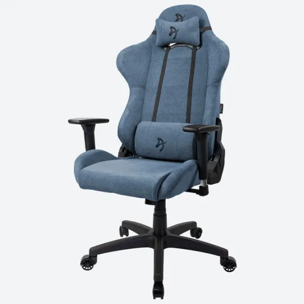 Scaun Gaming Arozzi Torretta Soft Gray Blue photo 2