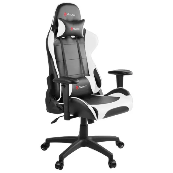Scaun Gaming Arozzi Verona V2 White Black photo 2