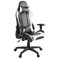 Scaun Gaming Arozzi Verona V2 White Black photo 2