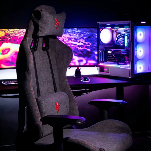 Scaun Gaming Arozzi Signature Soft Red Black photo 4