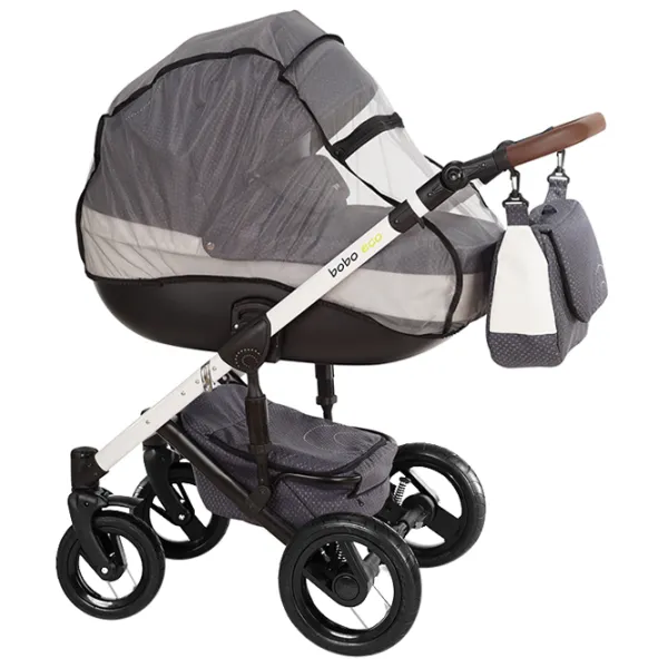 Детская коляска Verdi Bobo Eco 3 in 1 NR1/ Белый photo 3 Детская коляска Verdi Bobo Eco 3 in 1 NR1/ Белый photo 3
