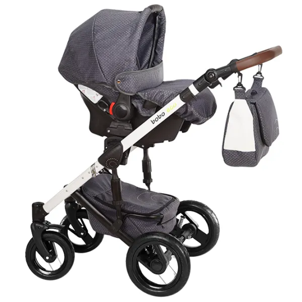 Детская коляска Verdi Bobo Eco 3 in 1 NR1/ Белый photo 6 Детская коляска Verdi Bobo Eco 3 in 1 NR1/ Белый photo 6