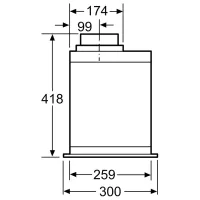 Hotă Bosch DHL885C Încorporabilă/ Inox/ Gray photo 5