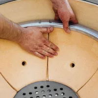 Мангал Kamado Joe Big III BJ24RHCI Брикеты, уголь/ Мобильный photo 15