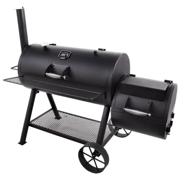 Мангал Oklahoma Joe’s Longhorn Offset Smoker 13201747-50 Дрова, уголь/ Мобильный photo 2