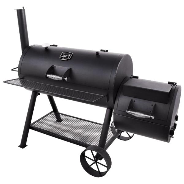 Мангал Oklahoma Joe’s Longhorn Offset Smoker 13201747-50 Дрова, уголь/ Мобильный photo 2