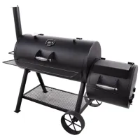 Мангал Oklahoma Joe’s Longhorn Offset Smoker 13201747-50 Дрова, уголь / Мобильный photo 2