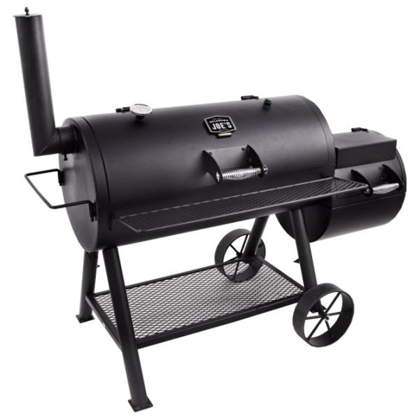 Мангал Oklahoma Joe’s Longhorn Offset Smoker 13201747-50 Дрова, уголь/ Мобильный photo 3