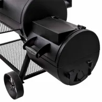 Мангал Oklahoma Joe’s Longhorn Offset Smoker 13201747-50 Дрова, уголь / Мобильный photo 6