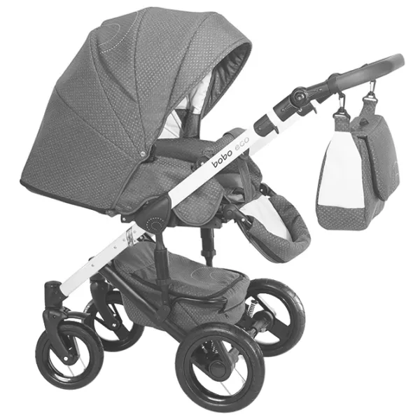Детская коляска Verdi Bobo Eco 3 in 1 NR9/ Тёмно-серый photo 5