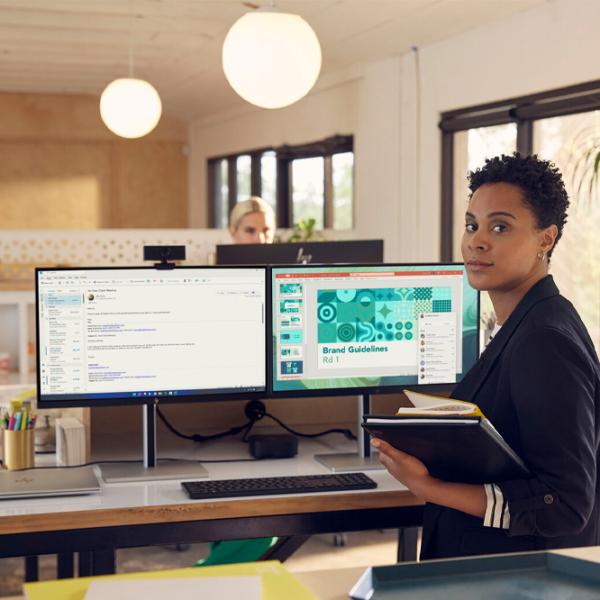 Монитор HP E24q G5 23.8" 3K 75 Гц/ 5 мс/ Черный photo 5