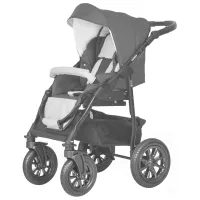 Cărucior pentru copil Verdi Laser Black 2 in 1 NR1/ Gray photo 6