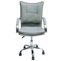 Fotoliu de birou Magnus 626 ECO Piele/ Gray photo 2