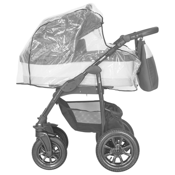 Cărucior pentru copil Verdi Laser Black 2 in 1 NR7/ Gray photo 2