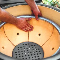 Мангал Kamado Joe Classic II Stand Alone KJ23NRHC Брикеты, уголь/ Мобильный photo 10
