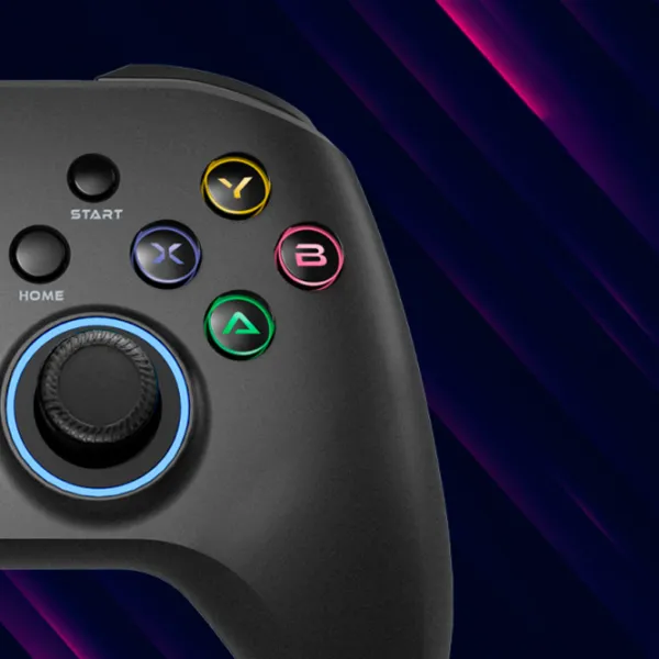 Gamepad Lorgar TRIX-510 Fără fir / 16 buttons / Black photo 6