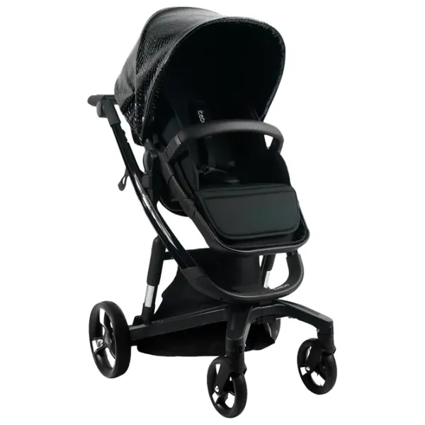 Детская коляска ibebe istop Gloss Eco 4673-001/ Черный photo 4