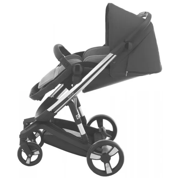 Детская коляска ibebe istop Gloss Eco 4673-001/ Черный photo 5