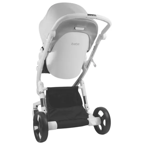 Детская коляска ibebe istop Gloss Eco 4673-001/ Черный photo 6