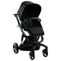 Детская коляска ibebe istop Gloss Eco 4673-003/ Черный photo 4