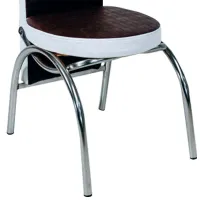 Scaun de bucătărie Magnus Merchan ECO Piele/ Brown White photo 3
