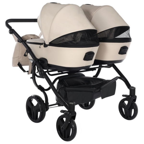 Cărucior pentru copil Junama Space DUO Eco 2809-003/ Beige photo 4 Cărucior pentru copil Junama Space DUO Eco 2809-003/ Beige photo 4
