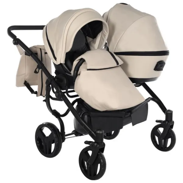 Cărucior pentru copil Junama Space DUO Eco 2809-003/ Beige photo 6 Cărucior pentru copil Junama Space DUO Eco 2809-003/ Beige photo 6