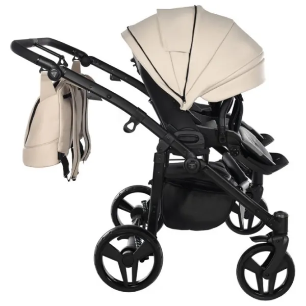 Cărucior pentru copil Junama Space DUO Eco 2809-003/ Beige photo 7 Cărucior pentru copil Junama Space DUO Eco 2809-003/ Beige photo 7