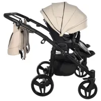 Cărucior pentru copil Junama Space DUO Eco 2809-003/ Beige photo 7