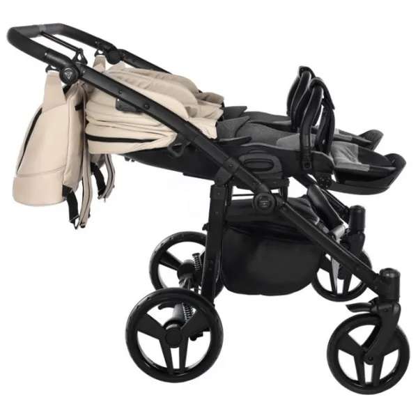 Cărucior pentru copil Junama Space DUO Eco 2809-003/ Beige photo 8 Cărucior pentru copil Junama Space DUO Eco 2809-003/ Beige photo 8