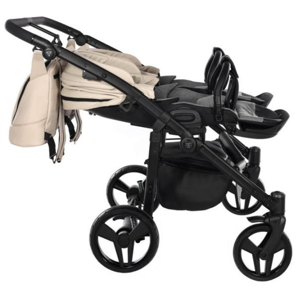Cărucior pentru copil Junama Space DUO Eco 2809-003/ Beige photo 8 Cărucior pentru copil Junama Space DUO Eco 2809-003/ Beige photo 8
