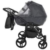 Cărucior pentru copil Junama Space DUO Eco 2809-002/ Black photo 3