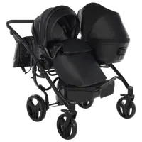 Cărucior pentru copil Junama Space DUO Eco 2809-002/ Black photo 6