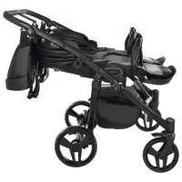 Cărucior pentru copil Junama Space DUO Eco 2809-002/ Black photo 8