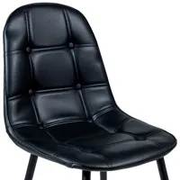 Scaun de bucătărie Magnus 6155 ECO Piele/ Black photo 2