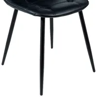 Scaun de bucătărie Magnus 6155 ECO Piele/ Black photo 3