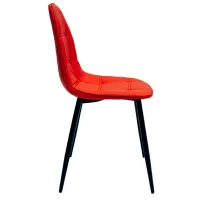 Scaun de bucătărie Magnus 6155 ECO Piele/ Red photo 3