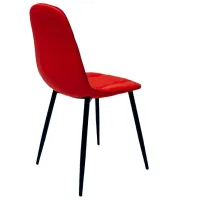 Scaun de bucătărie Magnus 6155 ECO Piele/ Red photo 4