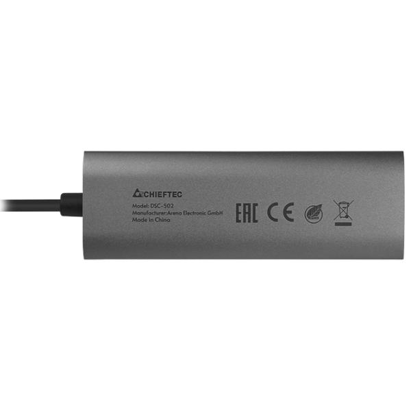 Адаптер Chieftec DSC-502 USB Type-C/ Grey photo 5
