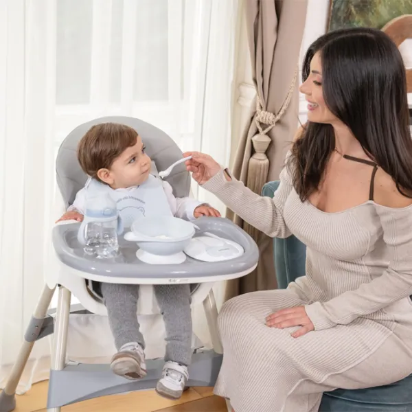 Стульчик для кормления Kikka Boo Brie 2023 (86378-006) Трансформер/ 3 года / Бежевый  photo 8