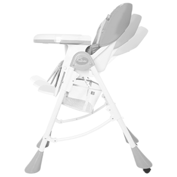 Scaun de masă Baby Design Pepe (4677-002) Clasic/ 6 luni / Gray  photo 5 Scaun de masă Baby Design Pepe (4677-002) Clasic/ 6 luni / Gray  photo 5
